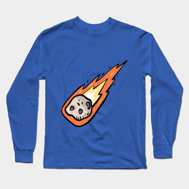 Falling comet Long Sleeve T-Shirt by Alekxemko